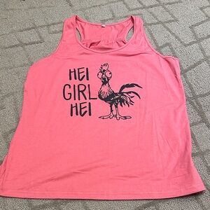 Hei Girl Hei Disney Pink Graphic Tank Moana